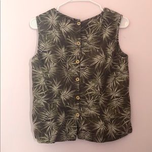 David Dart sleeveless top, back buttons